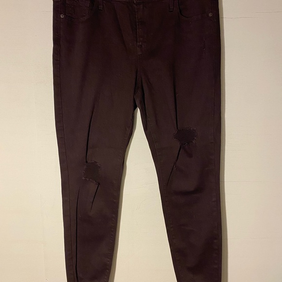 Old Navy Women's Skinny Jeans - black - Picture 1 of 5